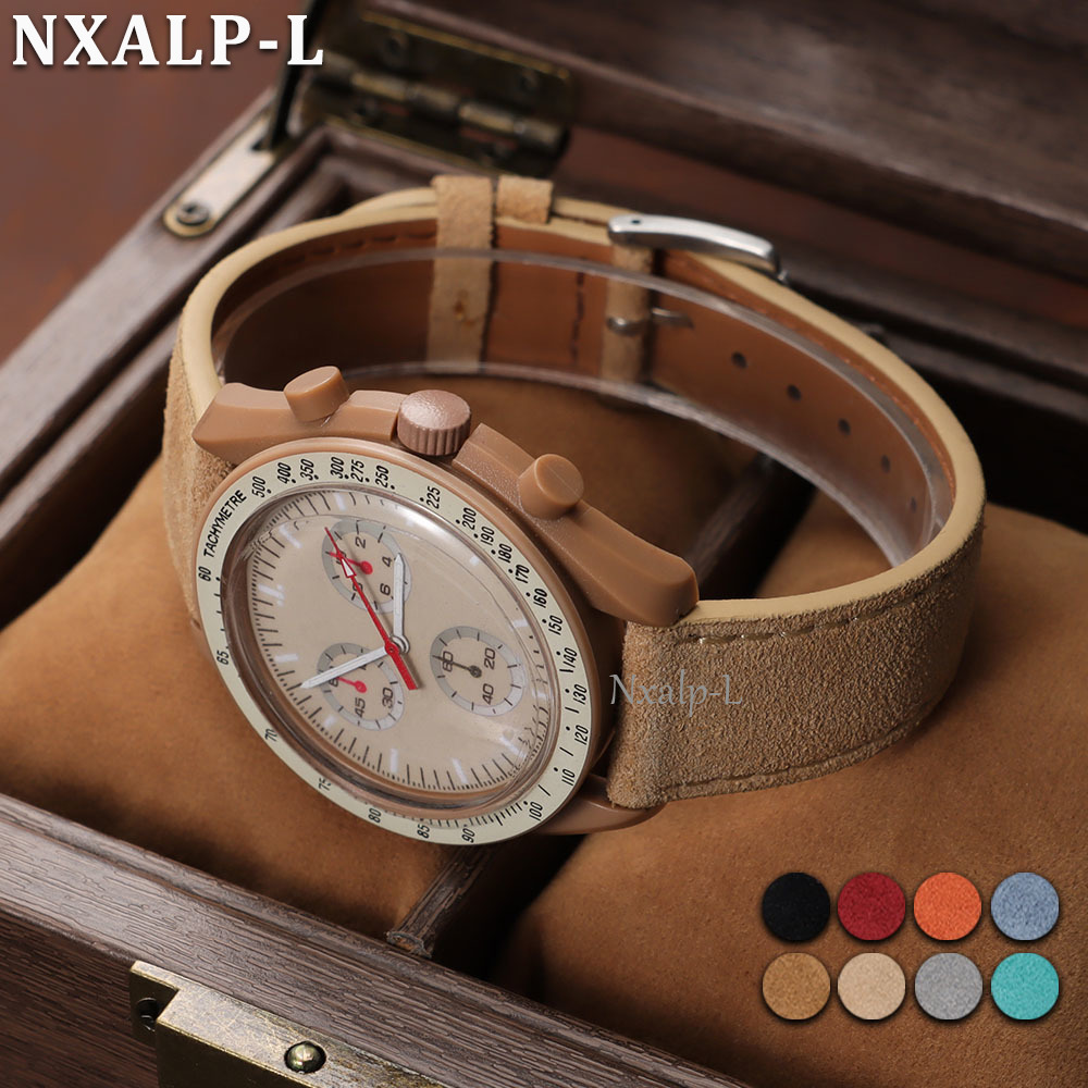 Suede Strap Watch - Vintage Süet Kayış Yumuşak Dana Derisi