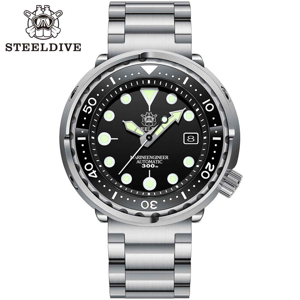 Seiko Watch Prospex - STEELDIVE resmi SD1975 moda Tuna izle