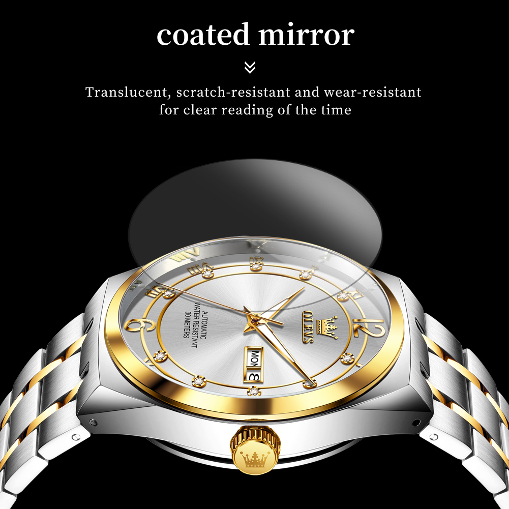OLEVS Erkek Saati Mekanik Saat - Rolex Watch Datejust incelemesi ve fiyatı