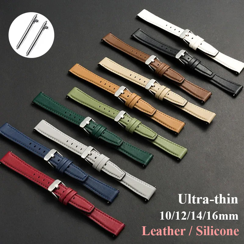 Ultra-ince Deri saat kayışı Si - Suede Strap Watch incelemesi ve fiyatı